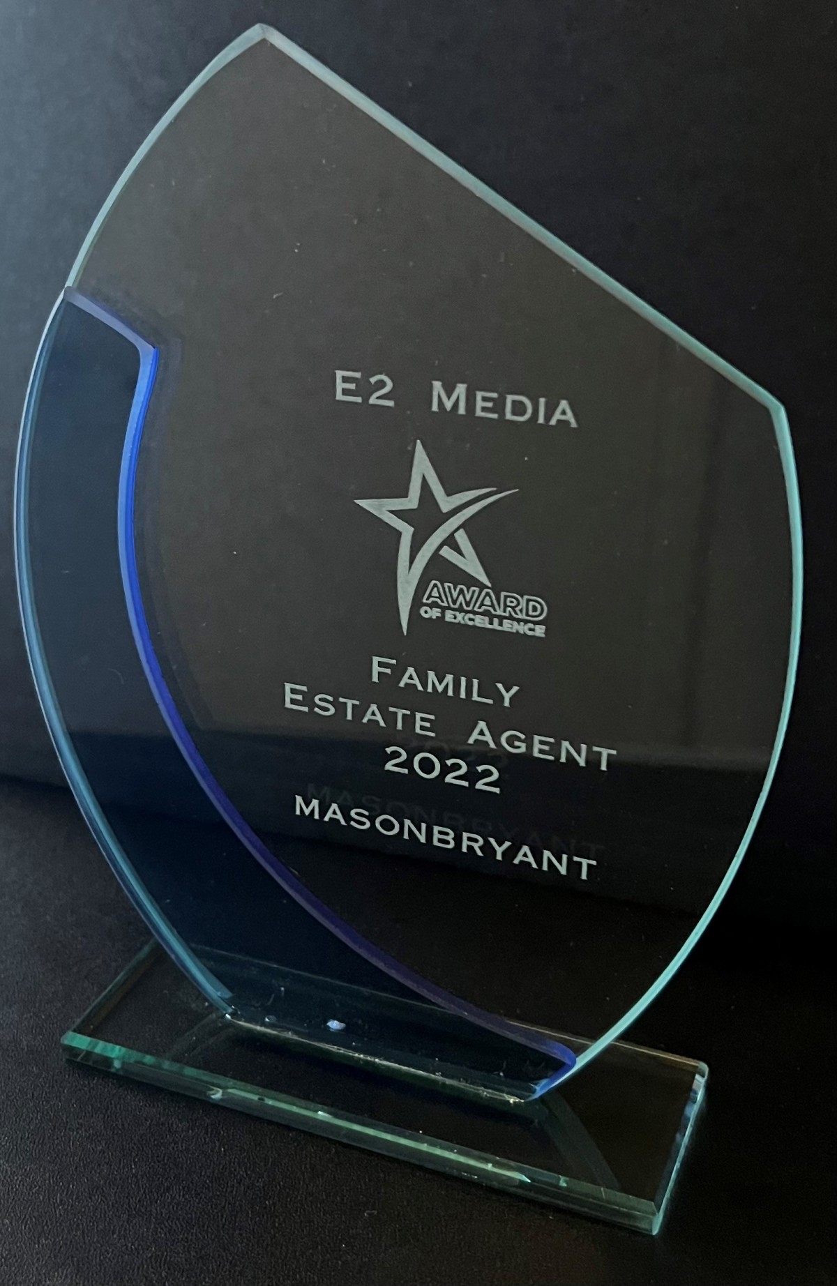 masonbryant Wins Award of Excellence - Family Estate Agent 2022